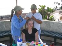 IMG_1895 Lindsey get her hair braided